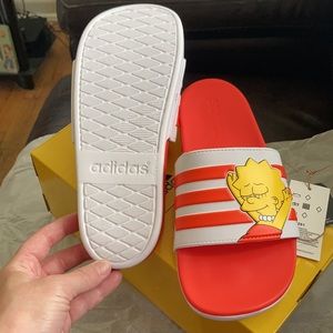 Simpsons Adilette Comfort Slides Lisa 